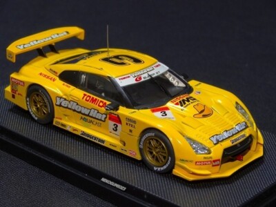 EBBRO/Tomytec 1/43 YELLOW HAT TOMICA Nissan GT-R FUJI SUPER GT500