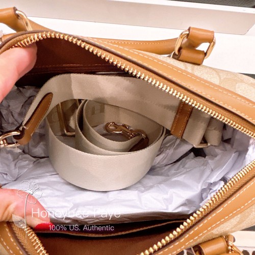 Cartera Coach Rowan nueva con etiquetas en lona exclusiva 2024 nueva CP089/CH317/CV961/CH280 - Imagen 73 de 185