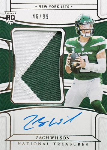 2021 Panini National Treasures Zach Wilson #157