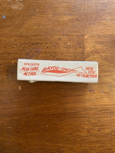 Vintage Bayou Special Fishing Lure In Box Papers Old Lure NOS good color - Picture 8 of 10