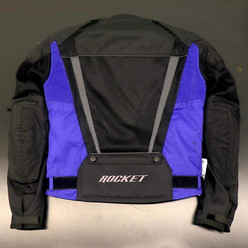 OPEN BOX OEM Joe Rocket Analog Motorcycle Jacket | Black & Blue | Mens Size:LG - Bild 5 von 14
