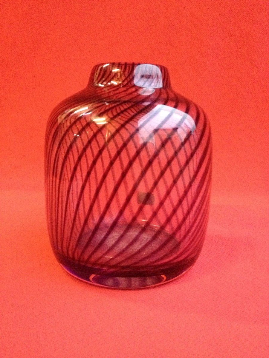 Vase Kosta Crystal Glassware Sweden / Design 20th / Numbered