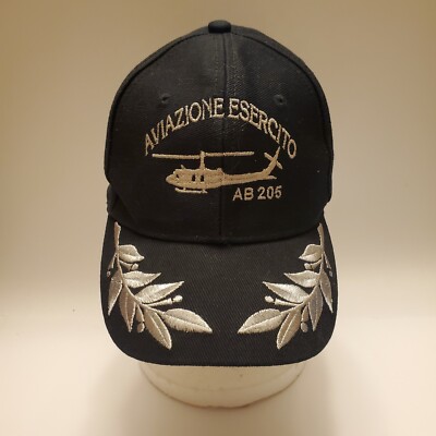 Atlantis Aviazione Esercito Cap Adjustable Hat Italian Italy Aviation  Helicopter