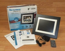 Panimage By Pandigital 8" LED Digital Photo Frame Store Up to 1600 Images *READ*