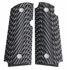 Kimber Micro Carry 9 9mm Micro 380 ACP Cross Hatch G10 Grip with without Ambi