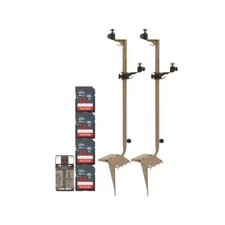 Stealth Cam Adjustable Multi Pivot Mounting Post 2 Pack with Card Reader Bundle