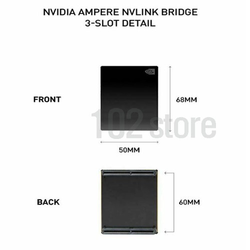 NVIDIA AMPERE NVLINK BRIDGE 3-SLOT for RTX A6000 RTX A5000