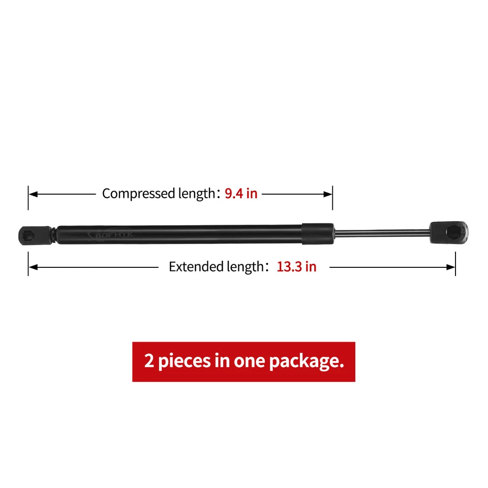 2PCS Front Hood Air Lift Support Strut Shocks Rod For 1995-2003 Ford F-150 F250 Foto 2 de 4