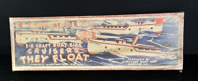 Vintage  E-Z Craft Boat Kit 780 Cruisers New In Box Factory Sealed