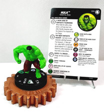 HEROCLIX Fantastic Four Set Uncommon 024 Hulk w/Card