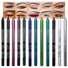 12-Color Waterproof Gel Glitter Eyeliner Set for Stunning Eye Makeup Looks 