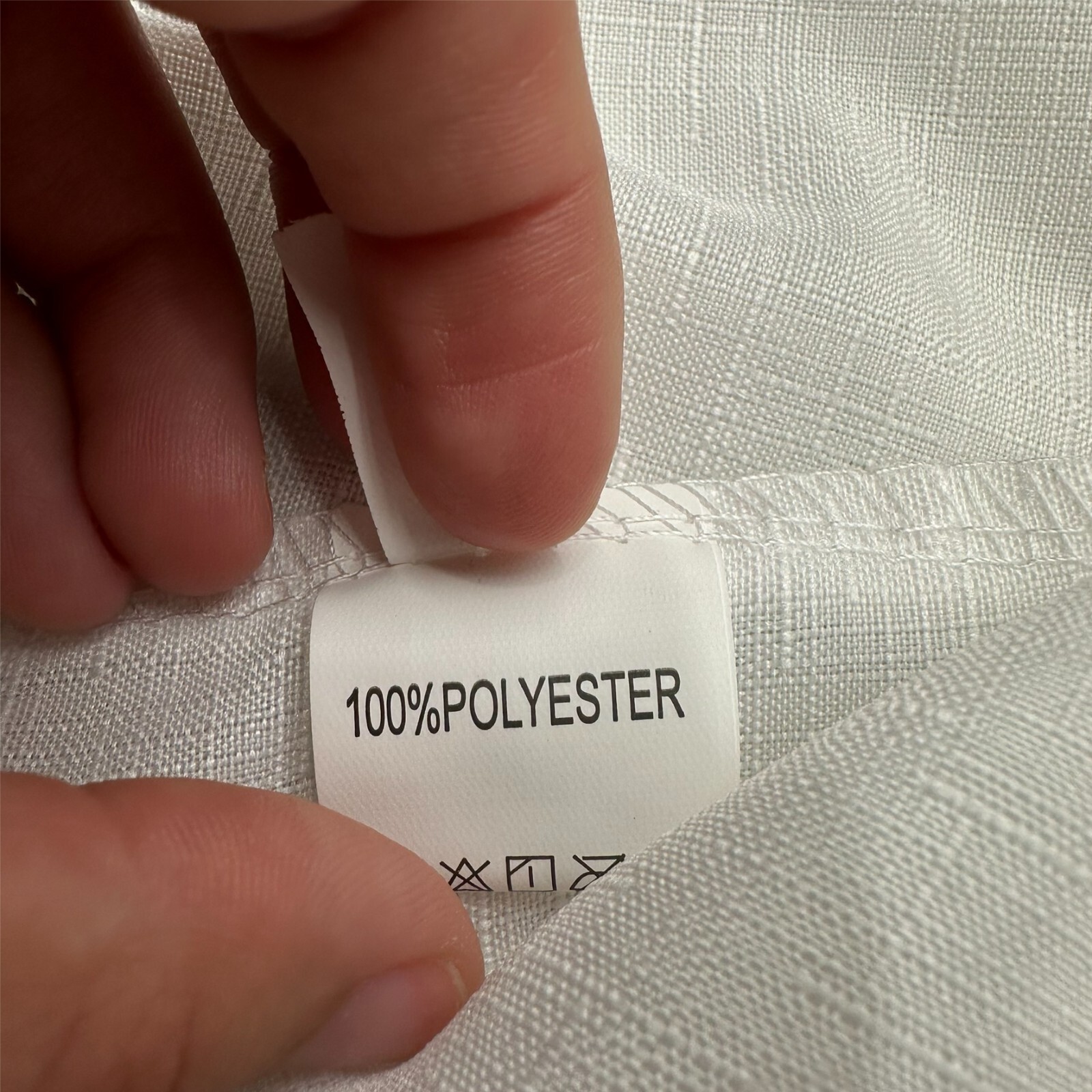 Solid White Sleeveless Spaghetti Strap Button Dow… - image 3