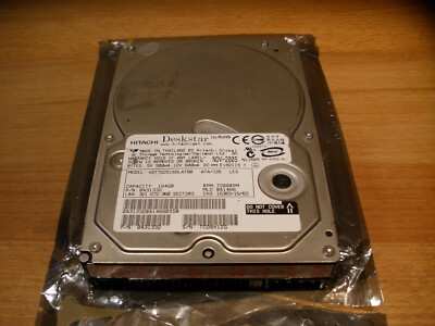 IBM HITACHI Festplatte DESKSTAR 164GB PATA IDE HDT722516DLAT80 8MB 3Std.! TOP