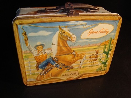 1954 Gene Autry Melody Ranch Lunch Box w/Thermos - #35 - Picture 2 of 13