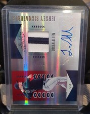 2020 Absolute #AJS-LA Logan Allen Jersey Signatures 42/75 Relic Auto (E5)