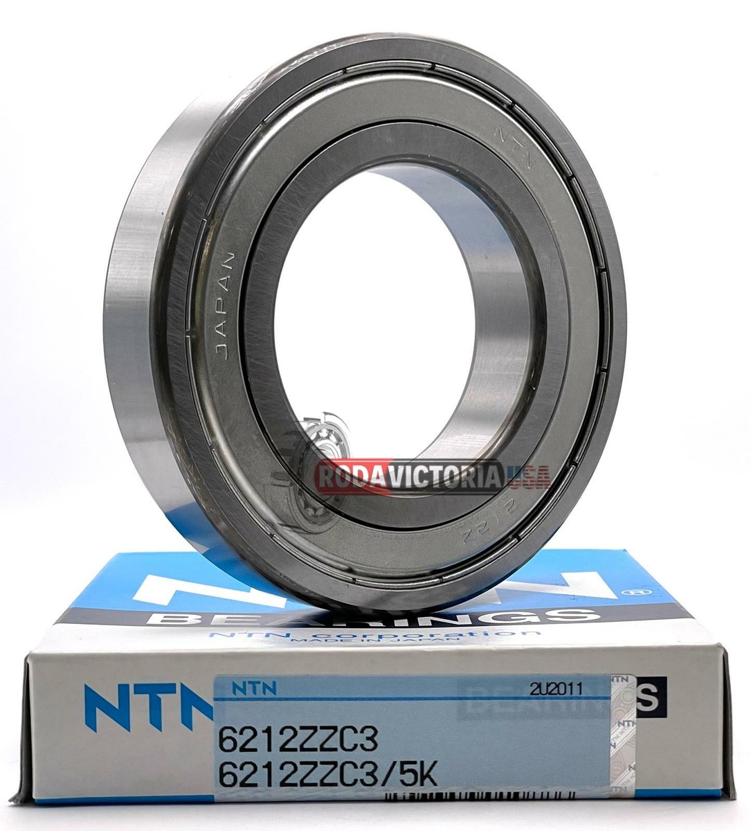 NTN JAPAN 6212 ZZ C3 DEEP GROOVE BALL BEARING, METAL SHIELDED