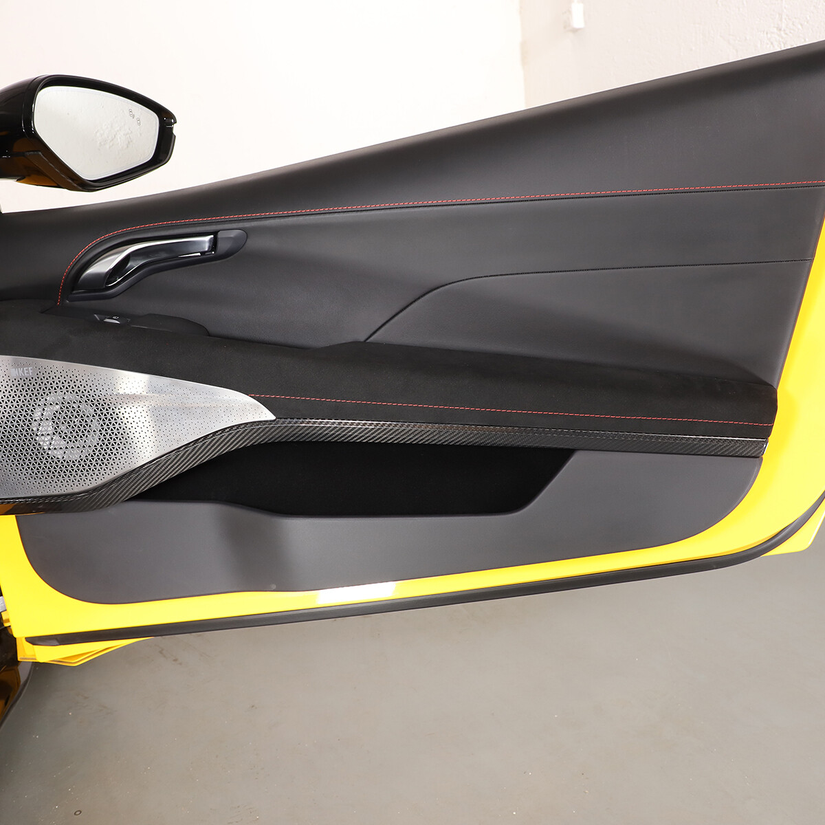 Real Carbon Fiber Interior Door Panel Strip Trim For Lotus Emira V6 i4 23-25 US