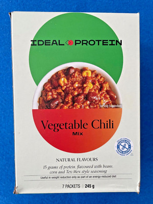 Ideal Protein Vegetable Chili Mix - 7 Packets - EXP 2/28/26  FREE SHIP