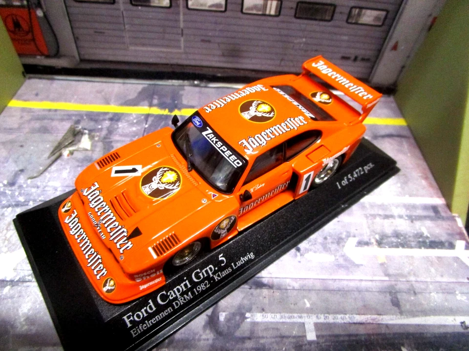 FORD Capri Turbo Gr.5 Zakspeed 1982 #1 Ludwig Jägermeister DRM Minichamps 1:43 - Bild 4 von 4