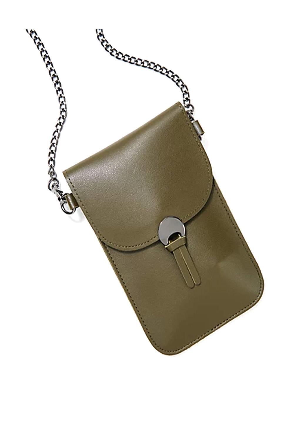 Кроссбоди Save the Girls с сенсорным экраном и RFID-идентификатором Колорадо Темно-зеленый