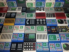 20 Lego® Computer Schermo Telefono Classic Space (L255)