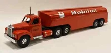 SMITH MILLER  MACK MOBIL OIL GAS TANKER SET IN BOX  VERY NICE TRUCK SOLD OUT