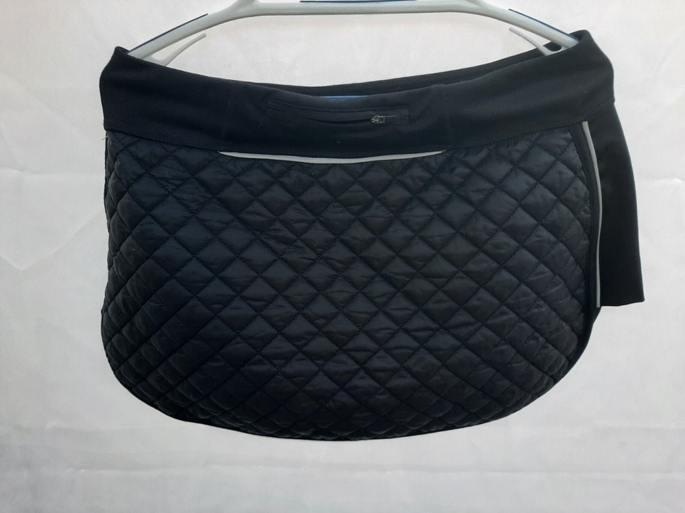 Kyodon Medium Black Tennis Skirt with Quilted Pocket & Zipper Kyodon Medium Black Tennis Skirt with Quilted Pocket & Zipper
