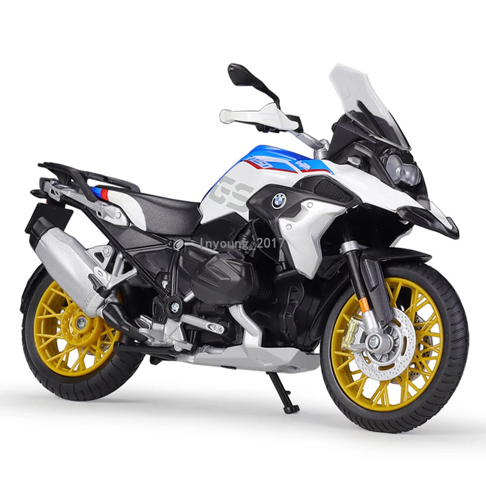 1/12 BMW	R1250 GS 2018 Motorcycle Model Toy Diecast Toy Vehicle for Boys Toys - Image 3 of 4