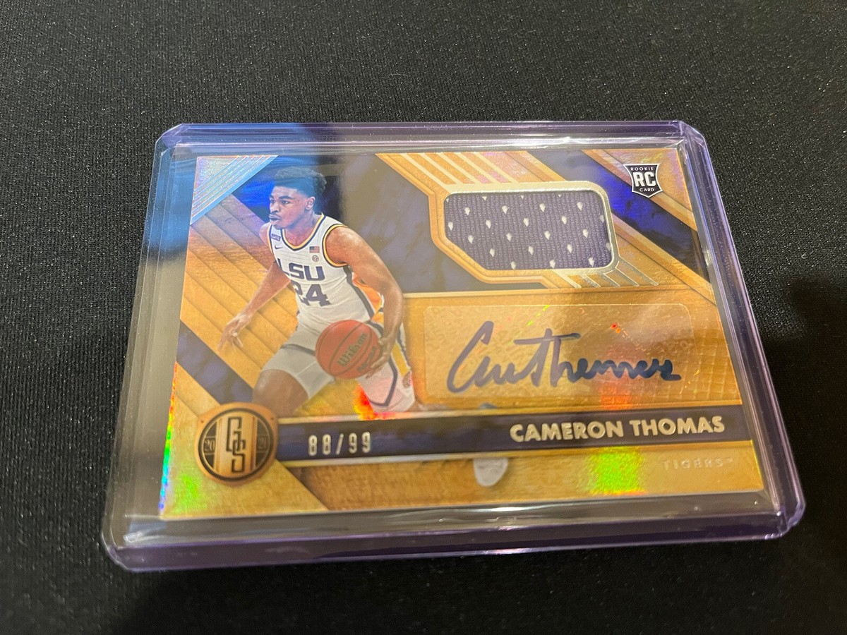 99シリ Cameron Thomas Limited Rookie Auto Cam Thomas 2021 Immaculate #120 Rookie Patch Auto /99 Price