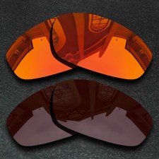 Orange Brown Replacement Lenses For-Costa Del Mar Brine Polarized Anti-Scratch