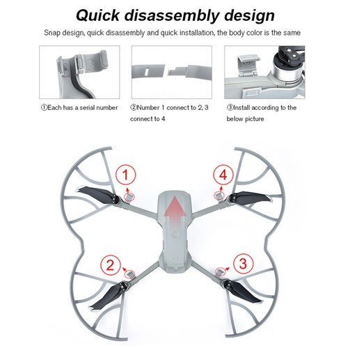 Propeller Guard Schutzring Antikollision Cover für DJI Mavic Air 2 Drone Zubehör - Bild 11 von 12