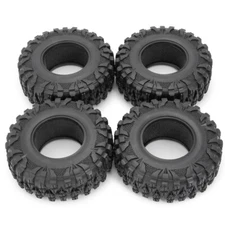 4x 2.2'' Rubber Tyre Tire Upgrade for RC 1/10 SCX10 TRX-4 Crawler Car D90
