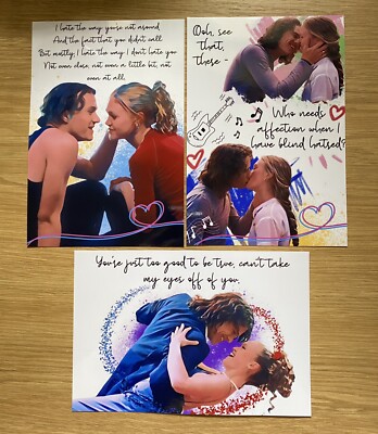 10 Dinge, die ich an dir hasse komplette Sammlung Heath Ledger Poster Kat Patrick