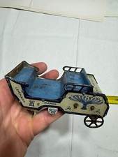 Lehmann Vintage Windup Litho Toy Car - NAUGHTY BOY - Original PARTS Antique V3