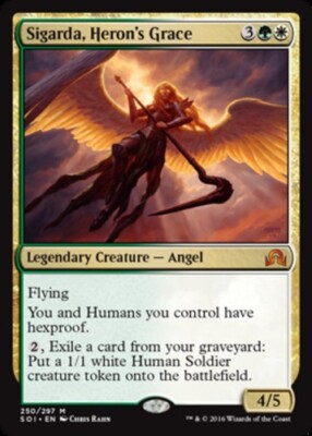 1x Sigarda, Heron's Grace MTG - Shadows Over Innistrad - Moderate Play