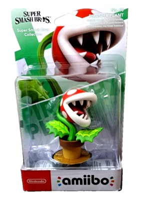 Nintendo amiibo Super Smash Bros. - Pianta di Piranha n. 66 - Nuovo e confezione originale