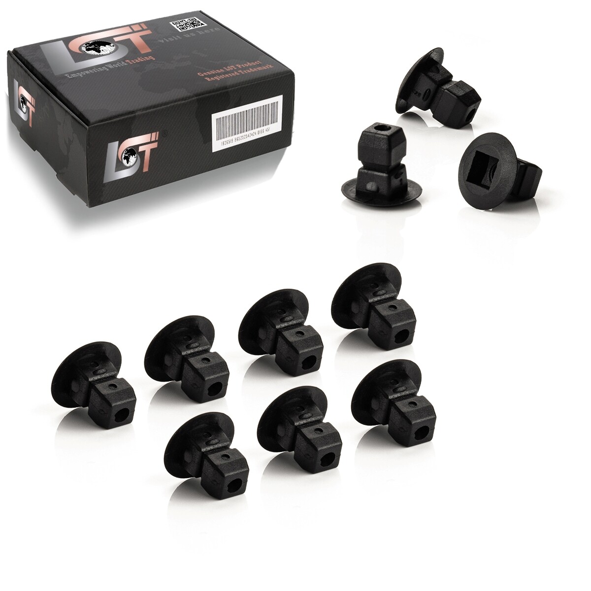 10x Expansion Nut Insert Nut Wheel Arch Liner Fastener Clips FOR VW