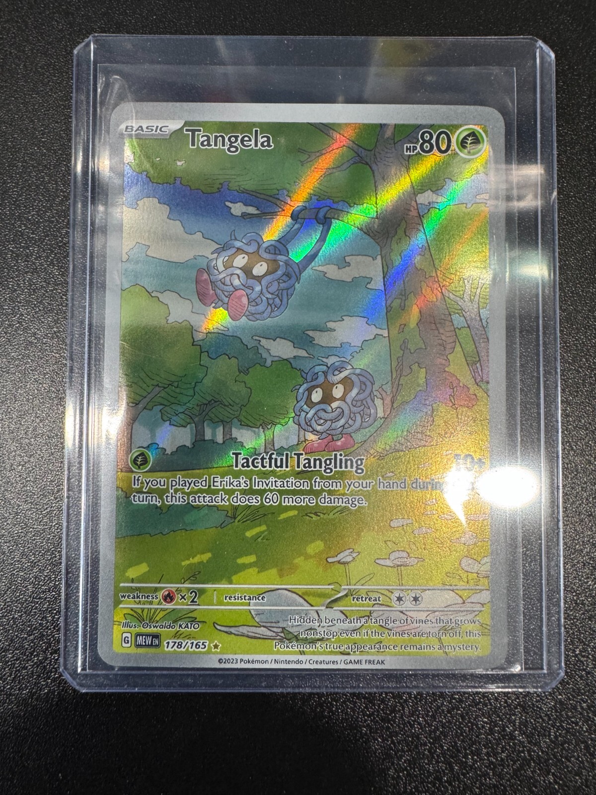 Pokemon Card - 151 EN - Tangela - Illustration Rare (178/165)