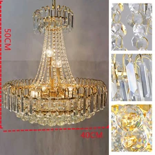 K9 Modern Ceiling Light Lamp Pendant Fixture Lighting Elegant Crystal Chandelier
