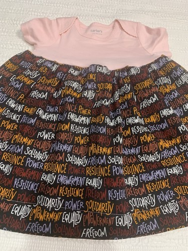 Toddler Girl’s Women’s Equality Empowerment Dress Size 18 Months Handmade New - Picture 2 of 20