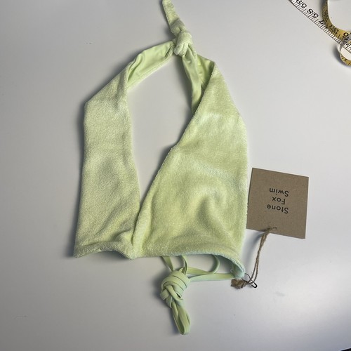 Stone Fox Free People Bikini top Rico Top In Pomelo Terry L Beach Vacation NWT - Picture 7 of 10