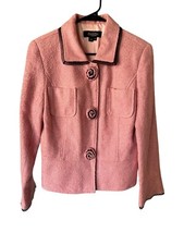 Peck  Peck Woman's Light Pink Casual Short Blazer