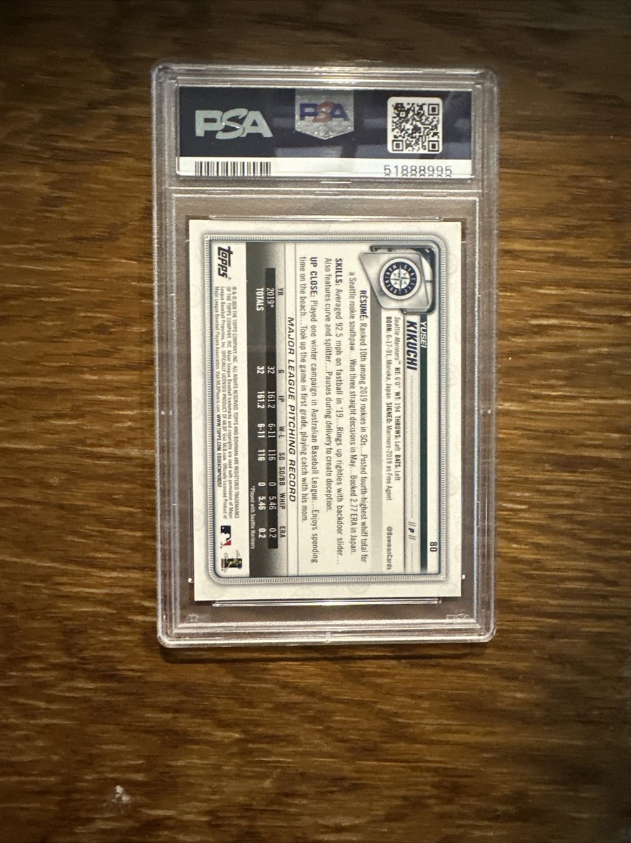ゆう M.A DCD 80 2020 Bowman - Yusei Kikuchi #80 Orange /25 for sale online