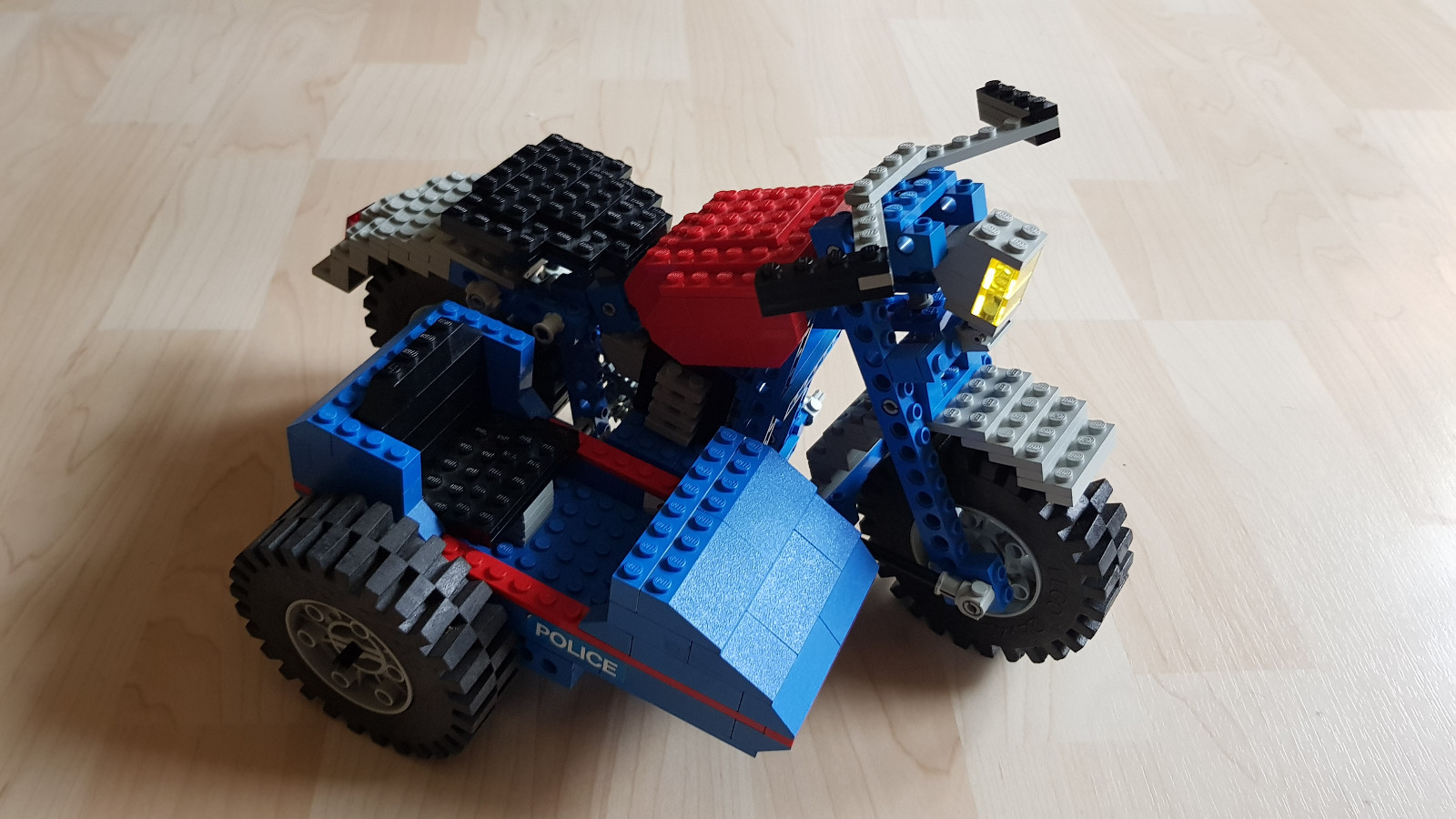 Lego Technic Nr. 854 Motorrad mit Beiwagen 100% komplett mit OBA Lego Technic Nr. 854 Motorrad mit Beiwagen 100% komplett mit OBA