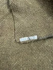Vintage 1920s WW1 Wool Loop Military Blanket  With Name Tag L75 X W64