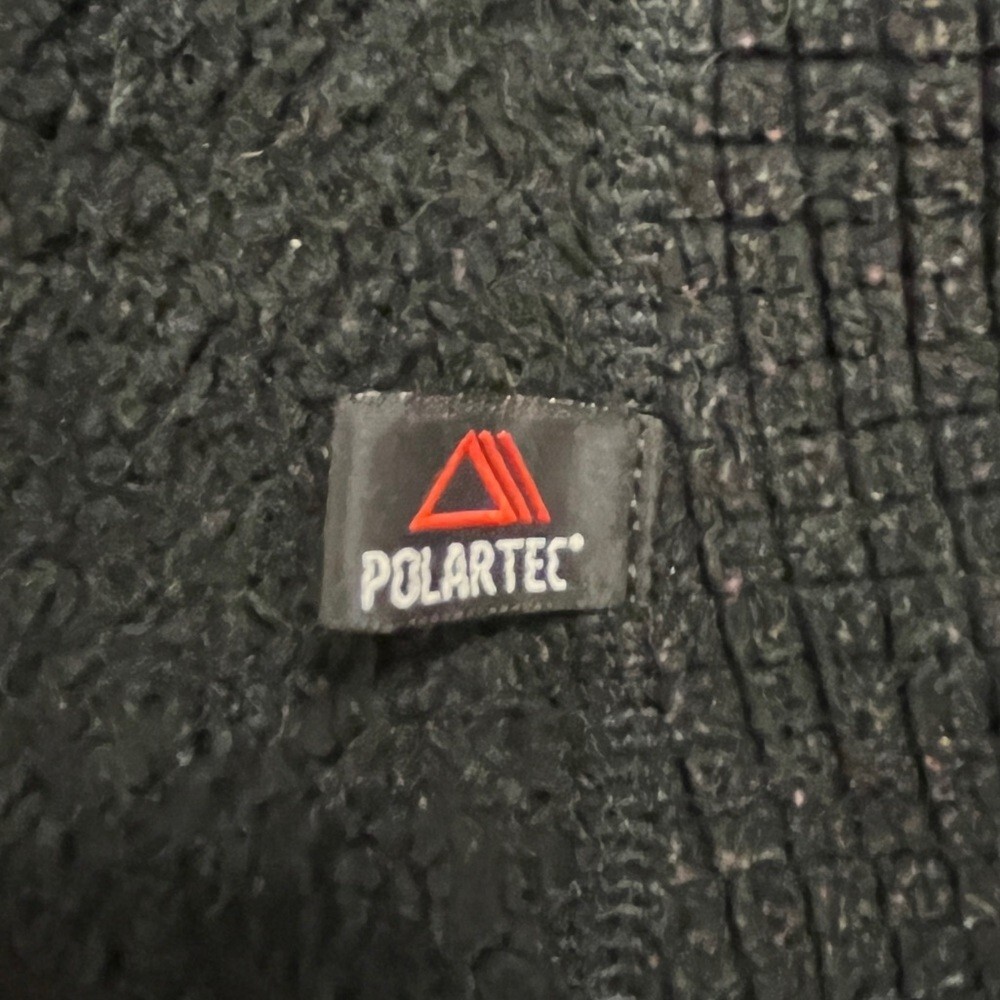 VTG Patagonia Vest Full Zip Fleece with Merrell Logo Black USA Women's Medium thumbnail 9