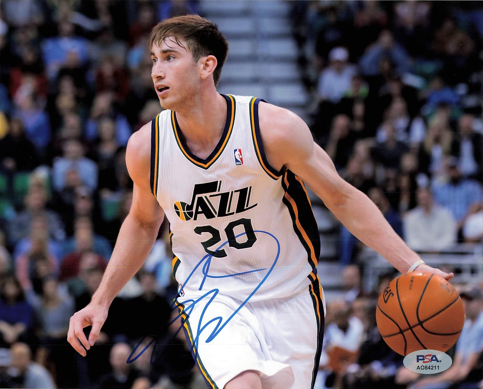 Gordon Hayward signed 8x10 photo PSA/DNA Jazz Autographed 