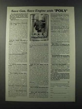 1986 Petrolon's Slick 50 Ad - Save gas, save engine with Poly