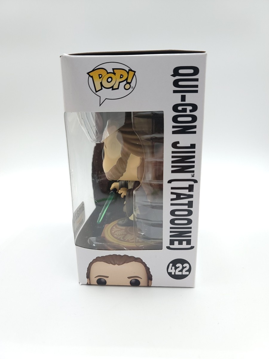Funko Pop! Star Wars Qui-Gon Jinn Tatooine #422 Amazon Exclusive