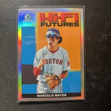2022 BOWMAN CHROME Marcelo Mayer HI-FI FUTURES REFRACTOR RC Red Sox HIFI-1
